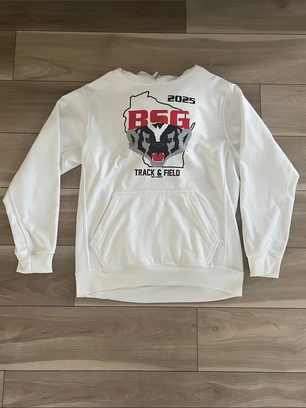 BSG 2025 White Track & Field Sweatshirt